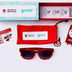 American Red Cross Goodr limited edition blood donation sunglasses